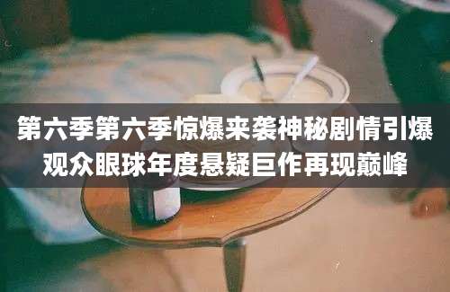 第六季第六季惊爆来袭神秘剧情引爆观众眼球年度悬疑巨作再现巅峰