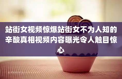 站街女视频惊爆站街女不为人知的辛酸真相视频内容曝光令人触目惊心