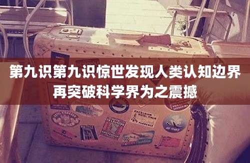 第九识第九识惊世发现人类认知边界再突破科学界为之震撼