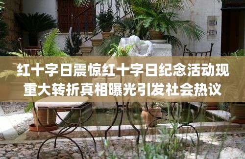 红十字日震惊红十字日纪念活动现重大转折真相曝光引发社会热议