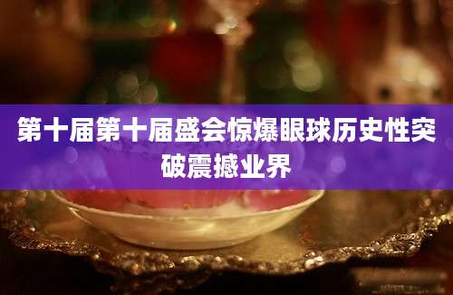 第十届第十届盛会惊爆眼球历史性突破震撼业界