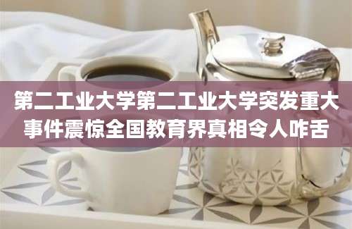 第二工业大学第二工业大学突发重大事件震惊全国教育界真相令人咋舌
