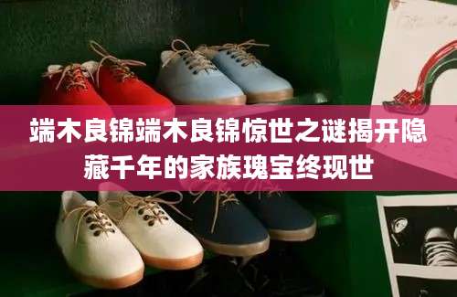 端木良锦端木良锦惊世之谜揭开隐藏千年的家族瑰宝终现世
