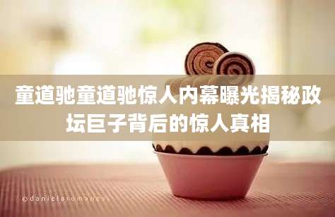 童道驰童道驰惊人内幕曝光揭秘政坛巨子背后的惊人真相