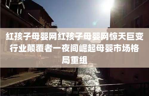 红孩子母婴网红孩子母婴网惊天巨变行业颠覆者一夜间崛起母婴市场格局重组