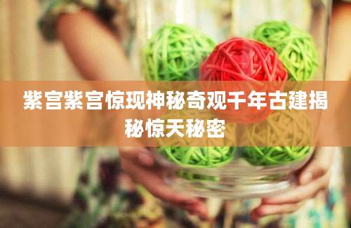 紫宫紫宫惊现神秘奇观千年古建揭秘惊天秘密