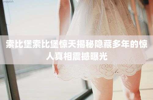索比堡索比堡惊天揭秘隐藏多年的惊人真相震撼曝光