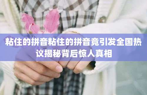 粘住的拼音粘住的拼音竟引发全国热议揭秘背后惊人真相