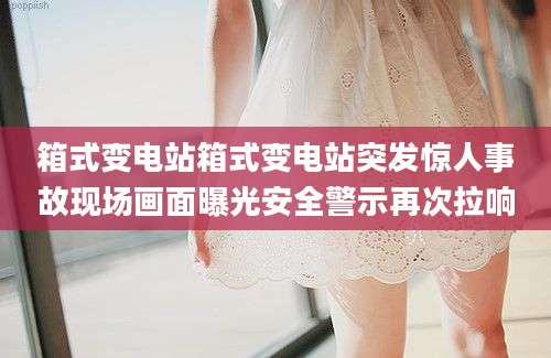箱式变电站箱式变电站突发惊人事故现场画面曝光安全警示再次拉响