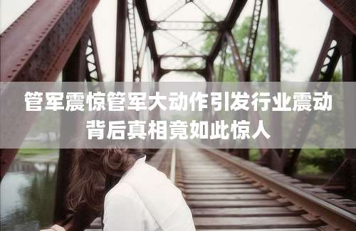 管军震惊管军大动作引发行业震动背后真相竟如此惊人