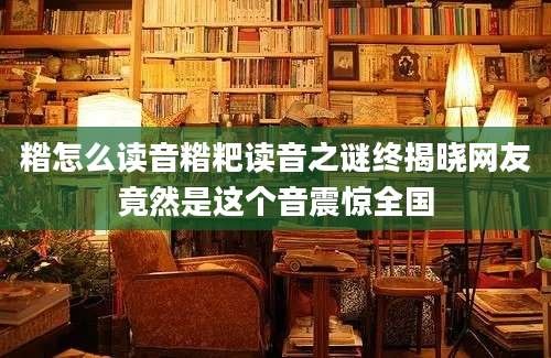 糌怎么读音糌粑读音之谜终揭晓网友竟然是这个音震惊全国
