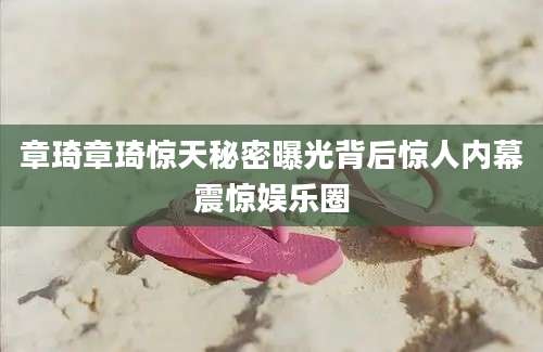 章琦章琦惊天秘密曝光背后惊人内幕震惊娱乐圈