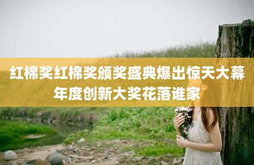 红棉奖红棉奖颁奖盛典爆出惊天大幕年度创新大奖花落谁家