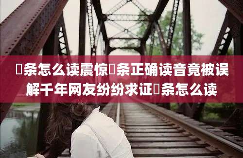 粿条怎么读震惊粿条正确读音竟被误解千年网友纷纷求证粿条怎么读