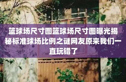 篮球场尺寸图篮球场尺寸图曝光揭秘标准球场比例之谜网友原来我们一直玩错了