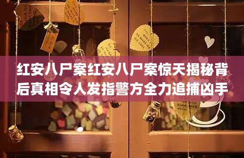 红安八尸案红安八尸案惊天揭秘背后真相令人发指警方全力追捕凶手