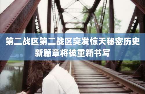 第二战区第二战区突发惊天秘密历史新篇章将被重新书写