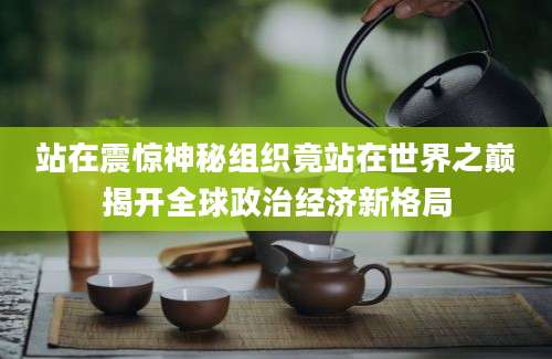 站在震惊神秘组织竟站在世界之巅揭开全球政治经济新格局